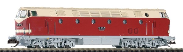 Piko 47350 - TT - Diesellok BR 119 Licht oben DR, Ep.IV + DSS PluX22