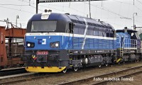 Kuehn 33270 - TT - Diesellok, Rh 753.6 (Effiliner 1600), blau, CD Cargo, Ep. V