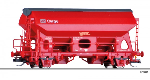 Tillig 17560 - TT - Schwenkdachwagen Tdgs-v 930 der DB Cargo, Ep. V - ***Auslaufartikel***