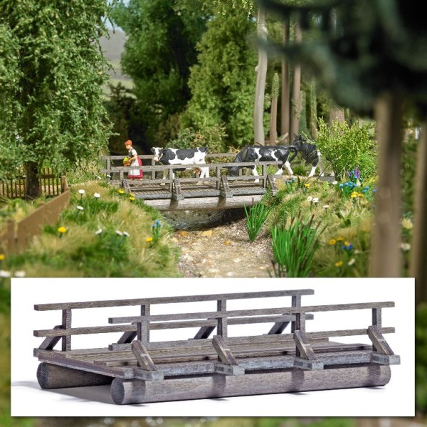 Busch 1850 - H0 - Holzbrücke