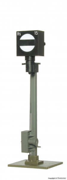 Viessmann 4909 - TT - Form-Sperrsignal mit Flanschfuß, 42 mm