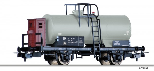 Tillig 76792 - H0 - Kesselwagen Z der DR, vermietet an VEB Chemische Werke Buna, Ep. IV