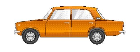 Gabor 13140801 - TT - Fiat 124 / Shiguli orange