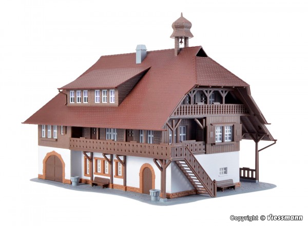 Kibri 38074 - H0 - Bauernhaus Schwarzwald, L 20,5 x B 15,0 x H 15,5 cm