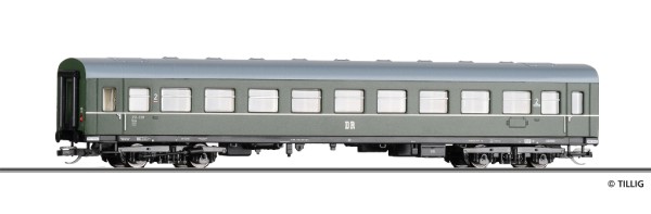 Tillig 95619 - TT - Reisezugwagen 2. Klasse B4ge der DR, 2. Betriebsnummer, Ep. III