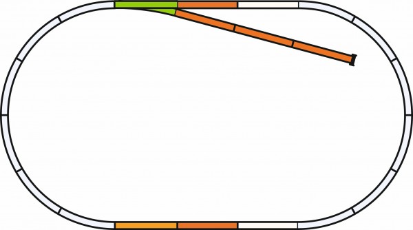 Piko 55311 - H0 - PIKO A-Gleis mit Bettung Set: B