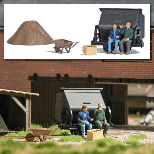 Busch 12452 - H0 - A-Set: Arbeitspause