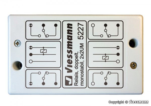 Viessmann 5227 - Relais doppelt monostabil 2 x 2UM