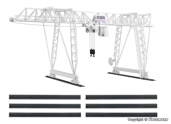 Kibri 38531 - H0 - Überladekran WASEL, L 44 x B 17 x H 18 cm