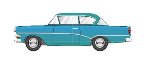 Gabor 13131002 - TT - Opel P1 Limousine hellblau