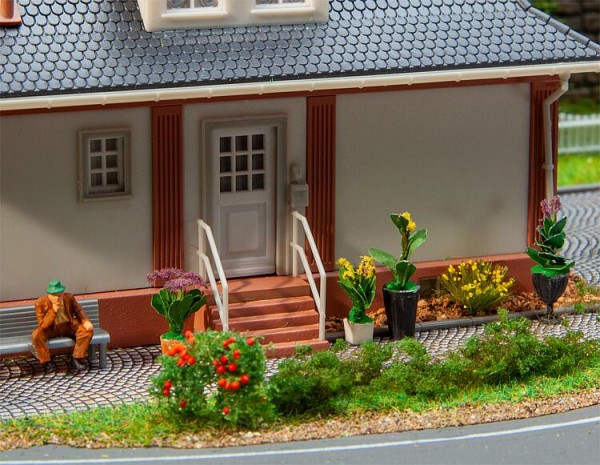 Faller 181284 - H0 - 6 Topfpflanzen, 14 - 22 mm