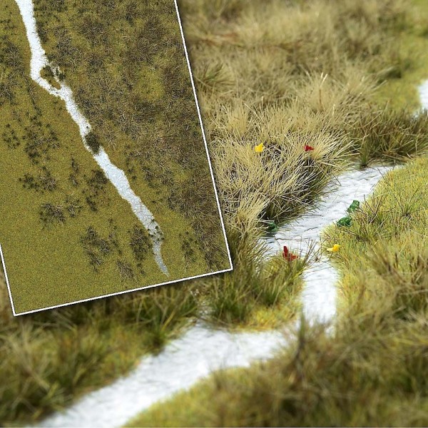 Busch 1313 - »Groundcover«-Bodendecker: Flusslandschaft