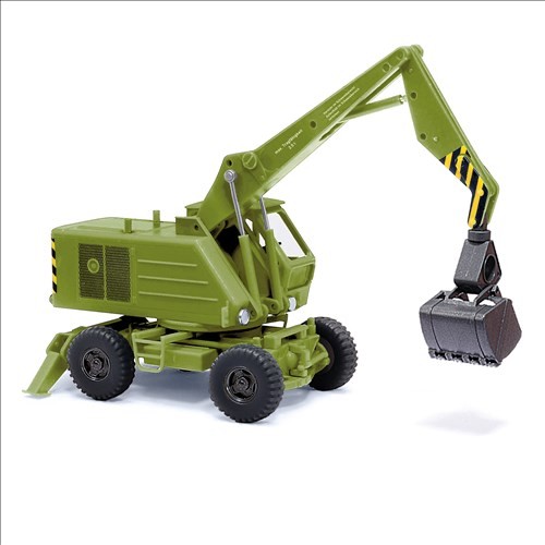 Busch 87402 - TT - grüner Weimar Mobilbagger T 174-2