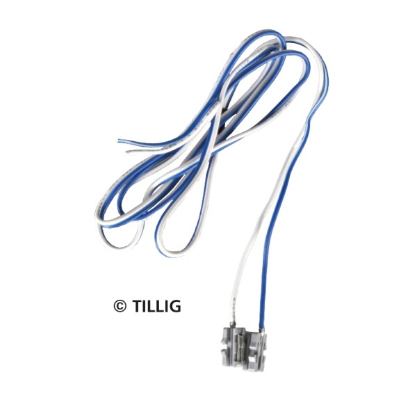 Tillig 83956 - TT - Bettungsgleis grau Schienenverbinder mit Anschlusselement