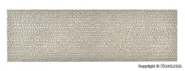 Vollmer 48721 - 0 - Mauerplatte Haustein, L 54 x B 16,3 cm