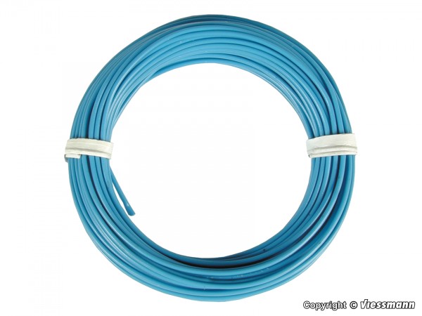 Viessmann 6861 - Kabelring 0,14 mm² blau, 10 m