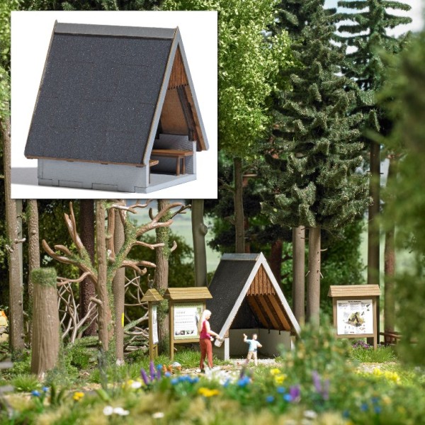 Busch 1560 - H0 - Schutzhütte (Wiederauflage)