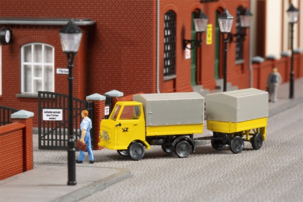 Auhagen 43662 - TT - Multicar M22 Post mit Anhänger