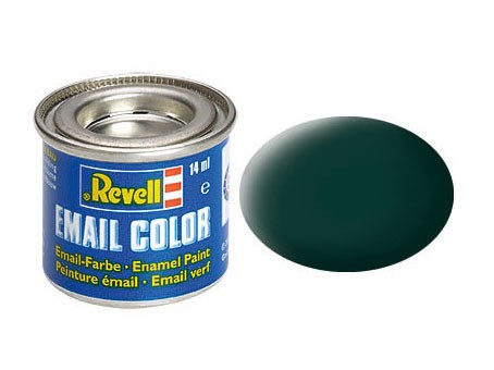Revell 32140 - Email Farbe - schwarzgrün, matt - 14 ml