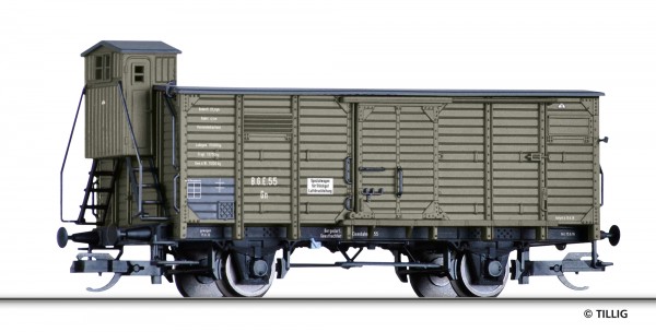 Tillig 17931 - TT - Gedeckter Güterwagen Gn der Bergedorf-Geesthachter Eisenbahn , Ep. I