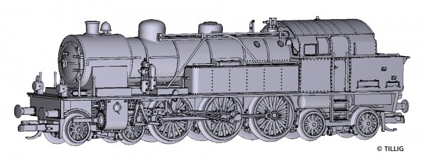 Tillig 04204 - TT - Dampflokomotive BR 78.0 der DRG, Ep. II